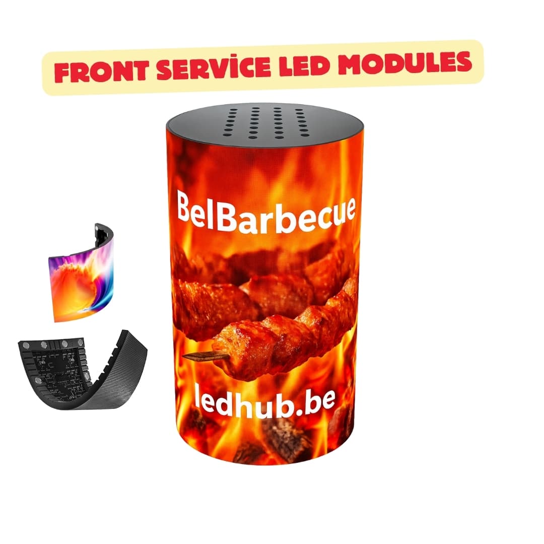 Circle LED — LEDHUB custom-format LED display, Belgium