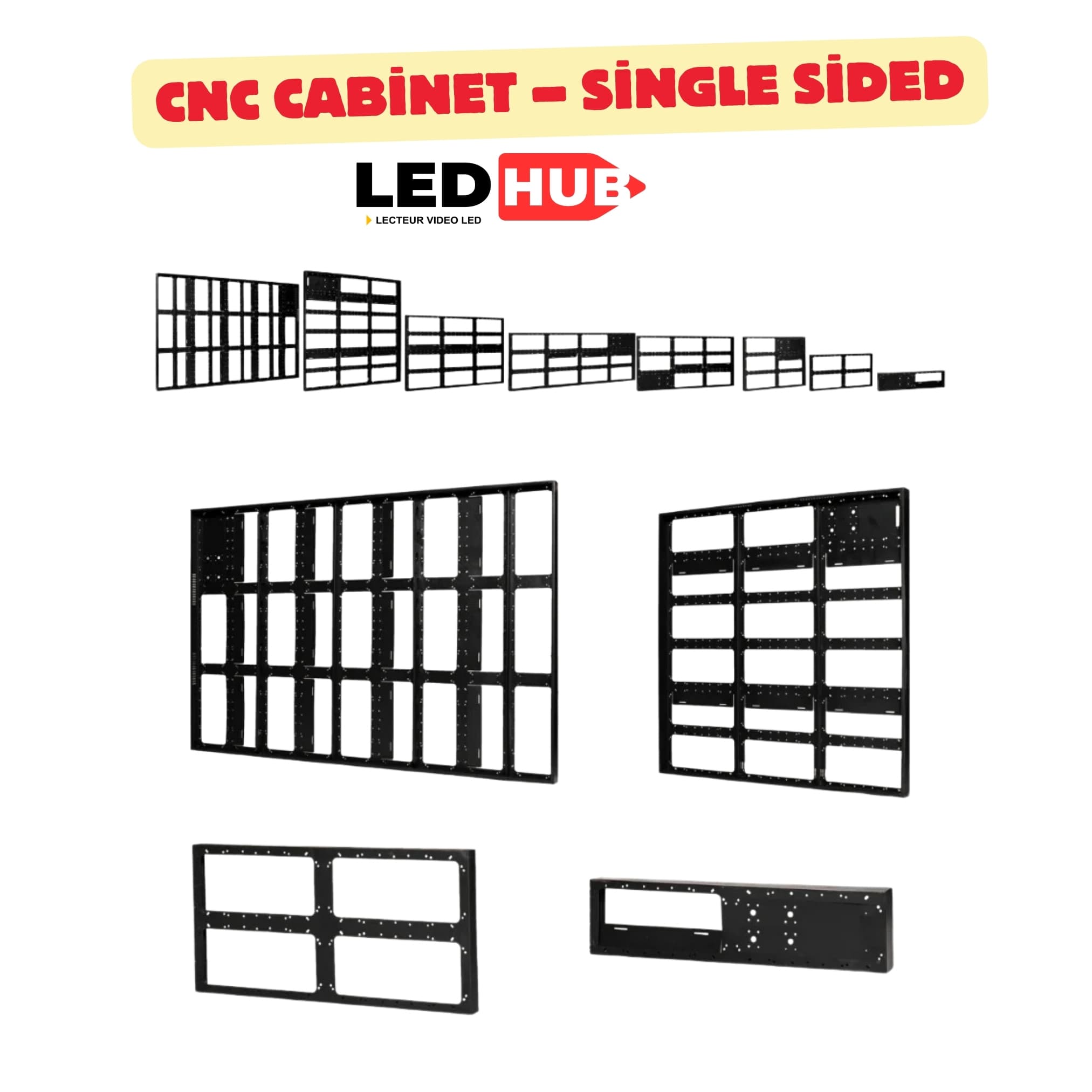 CNC Cabinet — LEDHUB LED display component, Belgium