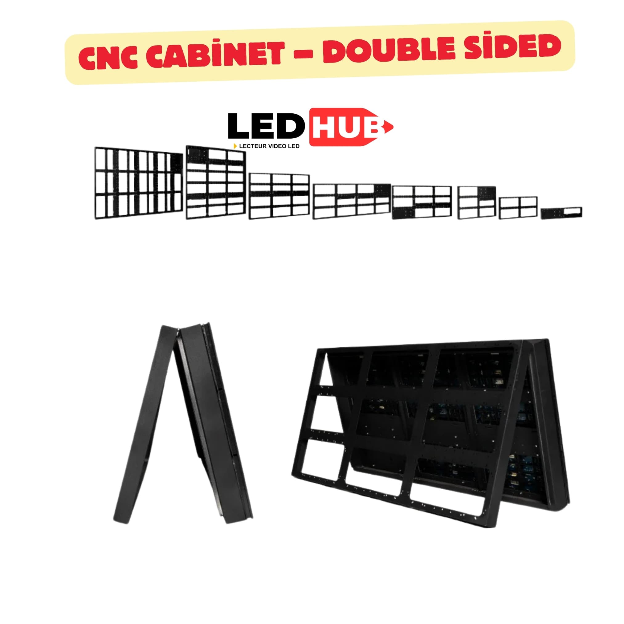 CNC Cabinet — LEDHUB LED ekran bileşeni, Belçika