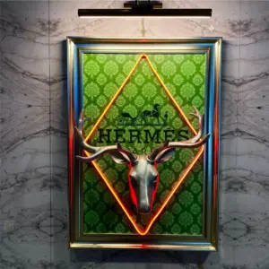 HERMES 3D LEDHUB Neon Jungle Wall Art