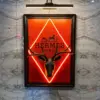 Orange HERMES 3D LEDHUB Neon Jungle Wall Art