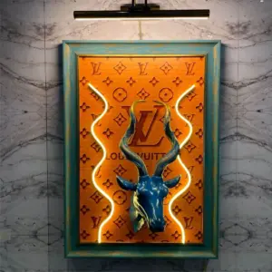 LOUIS VUITTON 3D Neon Jungle Wall Art